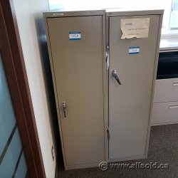 Safco Metal Narrow Profile Storage Cabinet, Locking